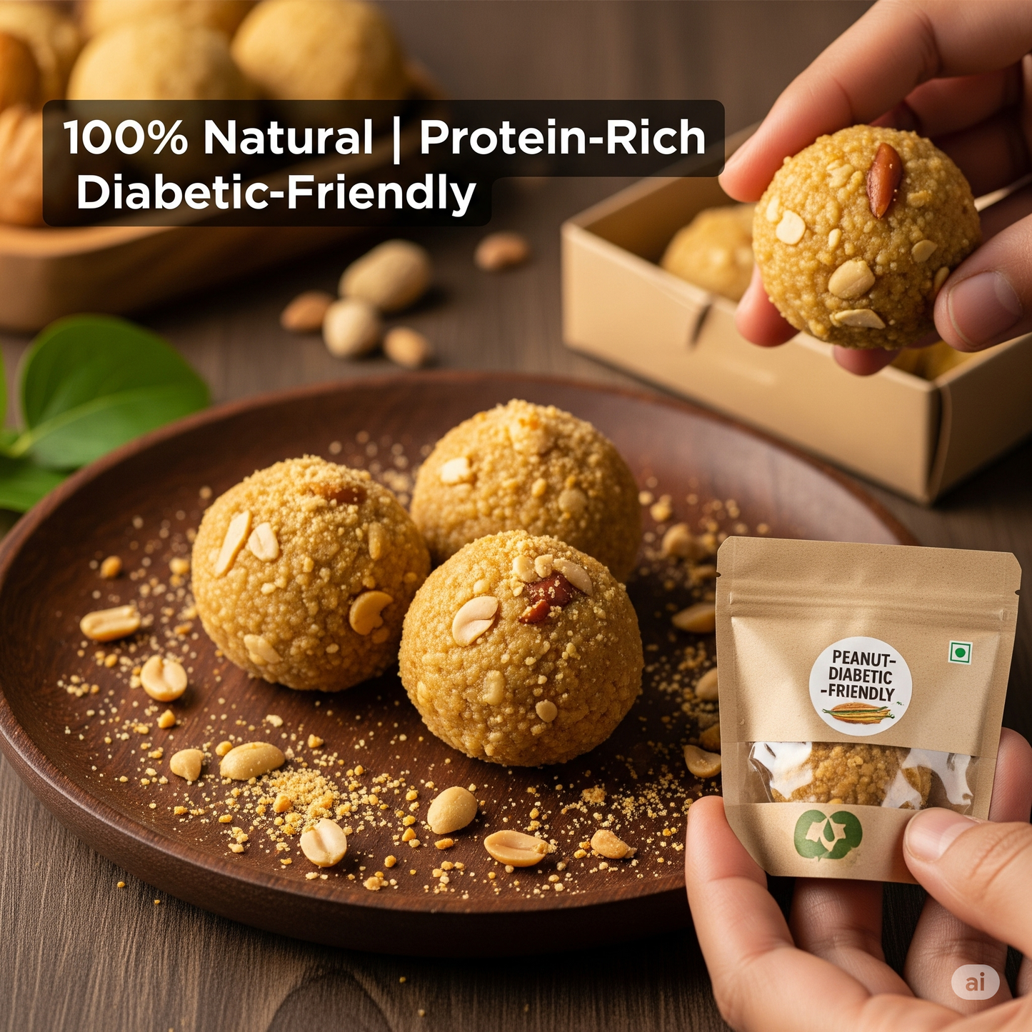 π₯ Ayurvedic home made Peanut Jaggery Immunity sweet laddu for all