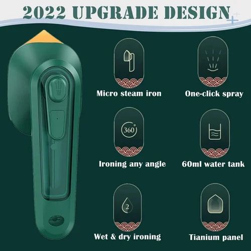Electric Steam Iron for dry and wet cloth