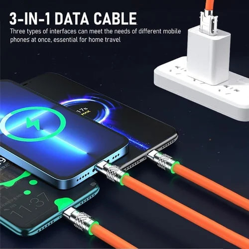 MOBILE PRIMIUM  3 in 1 Charging Cable